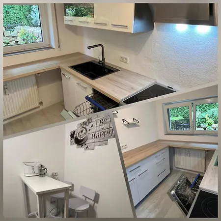 Meisteroffice Im Sackgaessle, Ebenerdige Elw 50qm, Terrasse, Vollwertige Kueche, Naehe Ulm Apartment *