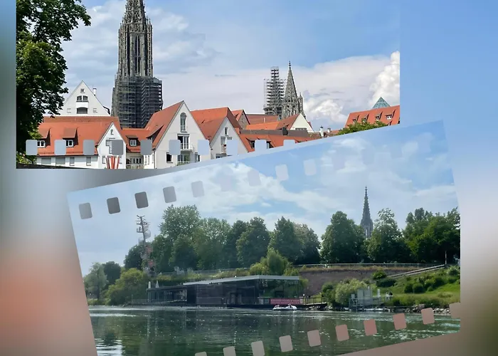 Apartamento Meisteroffice Im Sackgaessle, Ebenerdige Elw 50qm, Terrasse, Vollwertige Kueche, Naehe Ulm